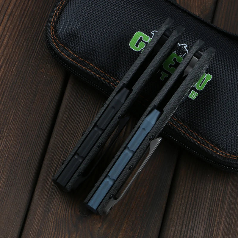 Складной нож Green thorn zt0850 D2 практичный уличный складной клинок из углеродного