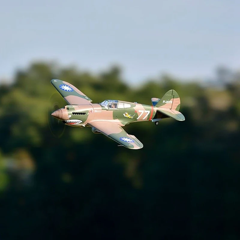 

FMS P-40B Flying Tiger 980mm (38.6") Wingpspan Warbird EPO Model Building RC Airplane Drone PNP Outdoor Toys for Children