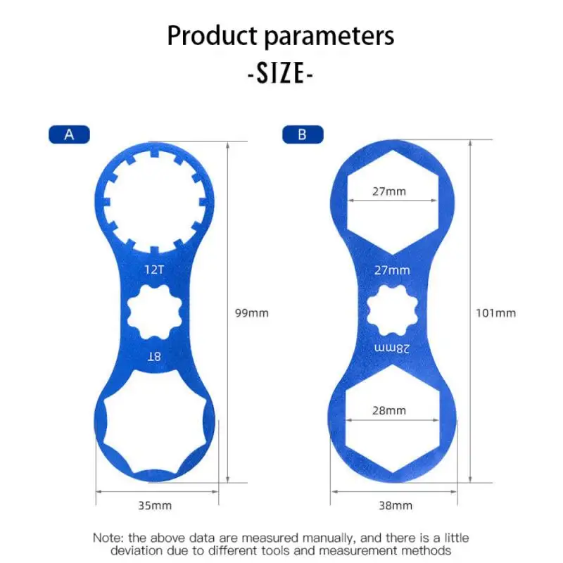 MTB Bike Suntour Front Fork Shock Absorber Repair Tool Bicycle 8T 12T Wrench for XCM XCR XCT RST Removal |