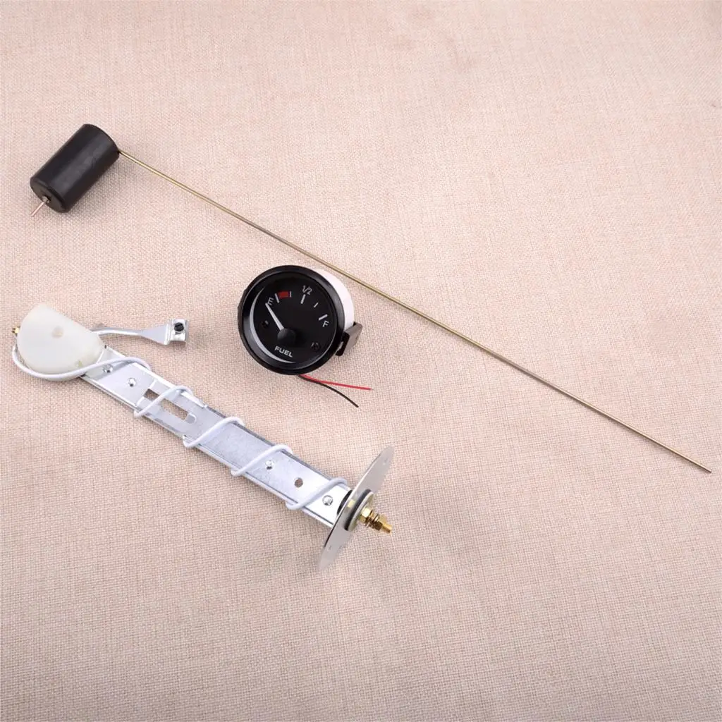 

2'' 52mm 12V Car Fuel Level Gauge Meter with Sensor E-1/2-F Pointer Indicator Fit For 4/6/8 Cylinder Vehicles Accessories