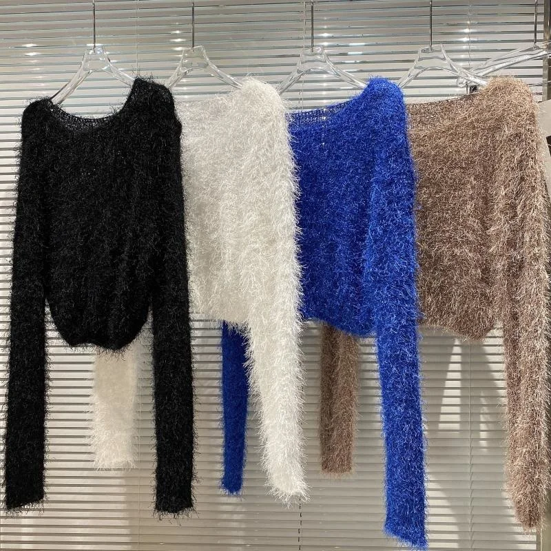 

Low Round Neck Sweater Women 2021 Autumn New Style Sweaters