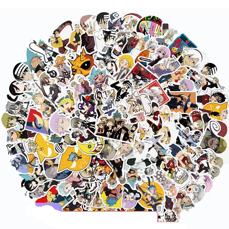 100 шт. Японские Аниме наклейки для гитары сделай сам чемодан ноутбук скейтборд