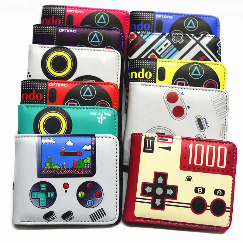 Мультяшный кошелек из искусственной кожи с карманом для монет кредитных карт