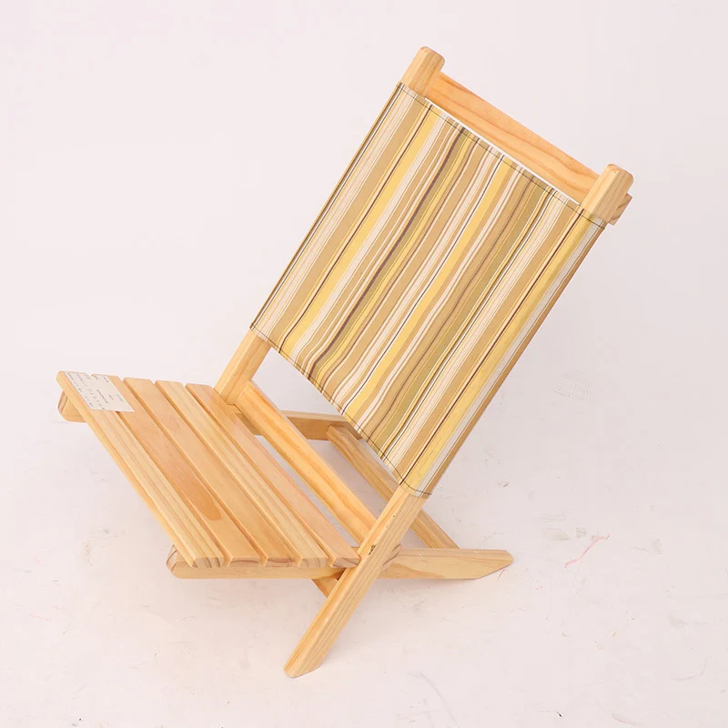 

Outing Mate Modern lounge beach folding chair, wood towel chair