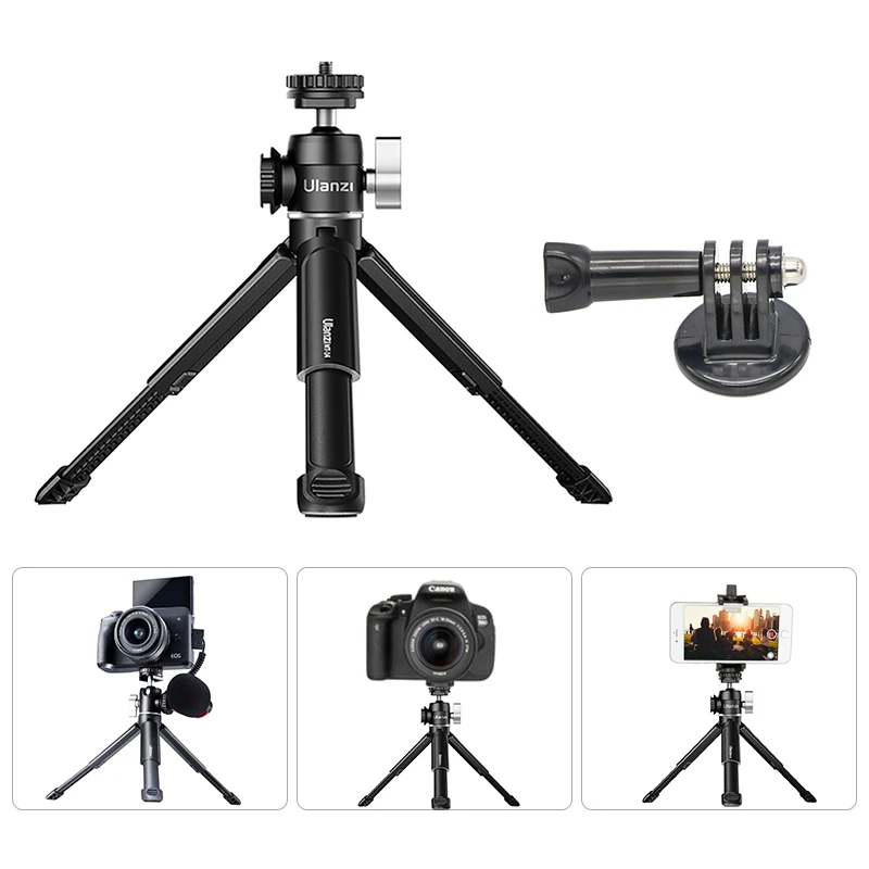 Двухступенчатый металлический Настольный Штатив с ручным управлением холодным