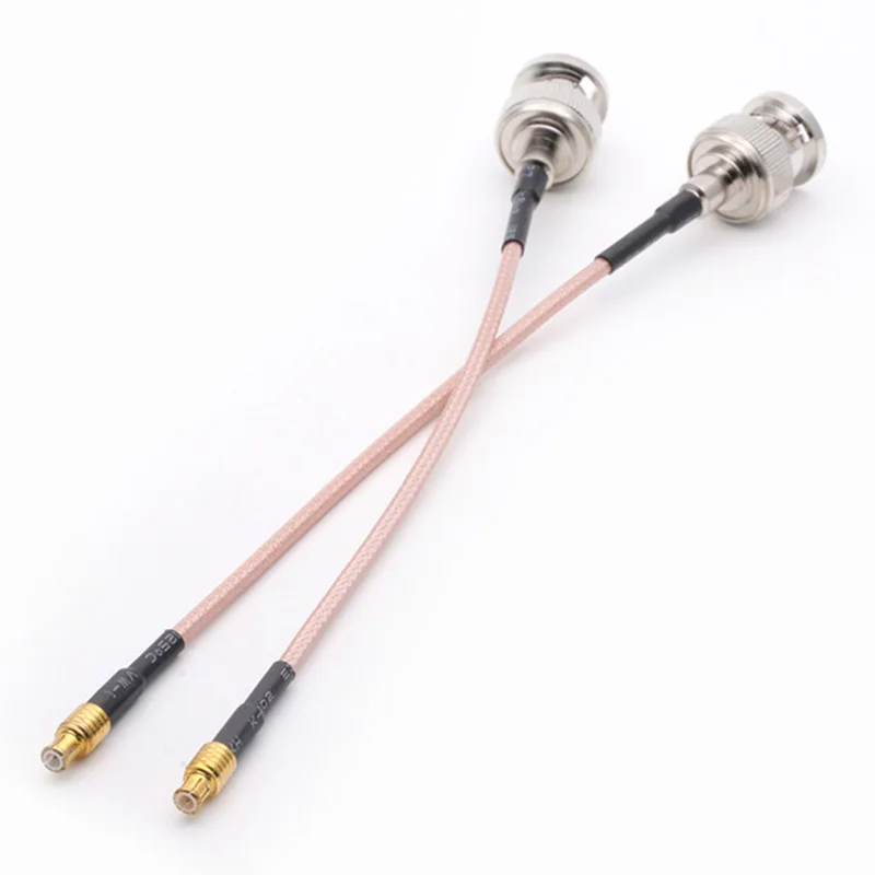 

100PCS RF Coaxial Cable Converter BNC to MCX Connector BNC Male to MCX Male Plug With RG316 Pigtail Cable 15CM 6"