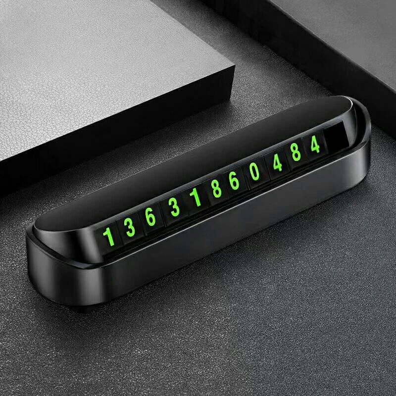 

Car Styling Stickers Temporary Parking Card Phone Number Plate Telephone Park Stop In Automobile Accessories Stickers
