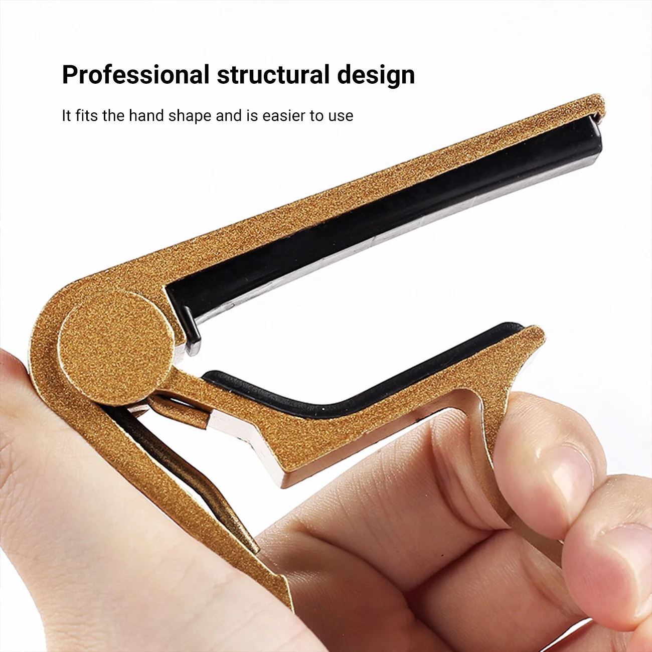 

Universal Metal Guitar Capo Quick Change Clamp Key Aluminium Alloy Acoustic Classic Hand Shape Guitar Capo Tone Adjusting Parts