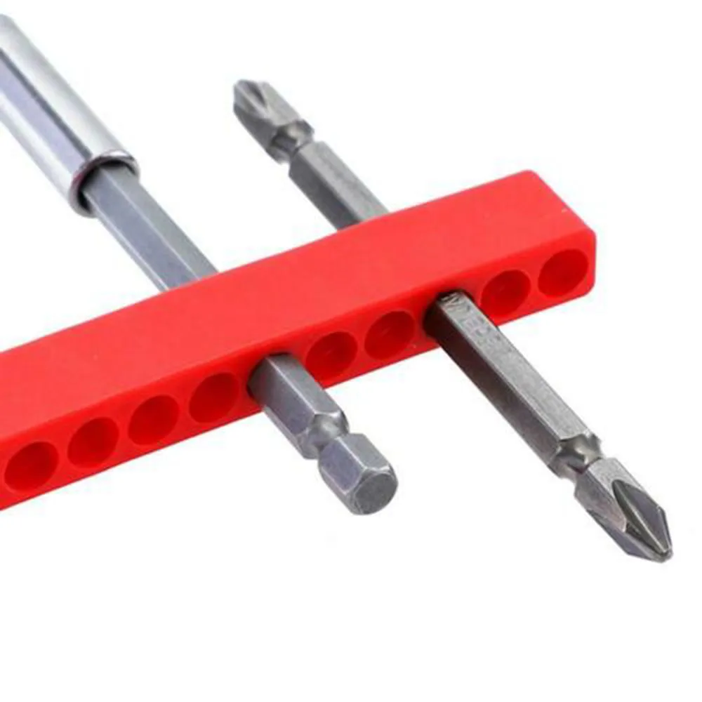 

5 X Multi Holes Hex Shank Bit Holder Screwdriver Plastic Head Storage Case Tools