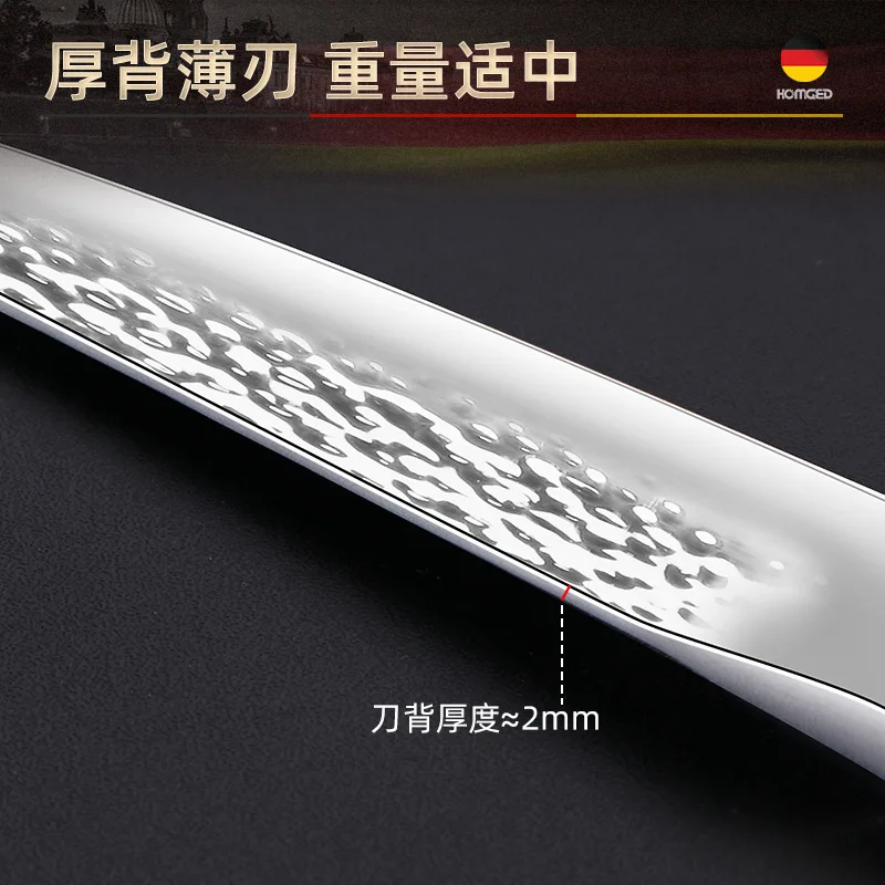Cuchillo de pelar fruta de acero inoxidable, utensilio de cocina para el hogar y dormitorio, de doble uso, con mango de madera, universal-2