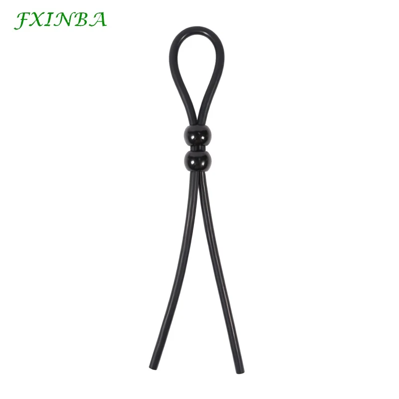 FXINBA Силиконовое регулируемое кольцо для члена веревка секс игрушки мужчин