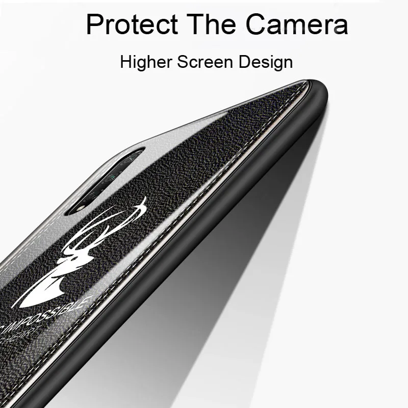 Чехол из закаленного стекла с изображением оленей травы для huawei Honor 20 S s мягкий