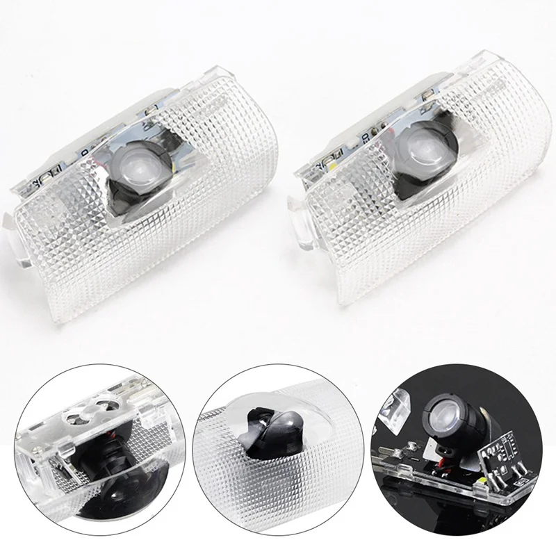 2X LED Courtesy Lamp Car Door Welcome Light 12V Projector For Lexus RX GS 300 400 430 350 450 HS IS LS LX 570 ES SC Accessories