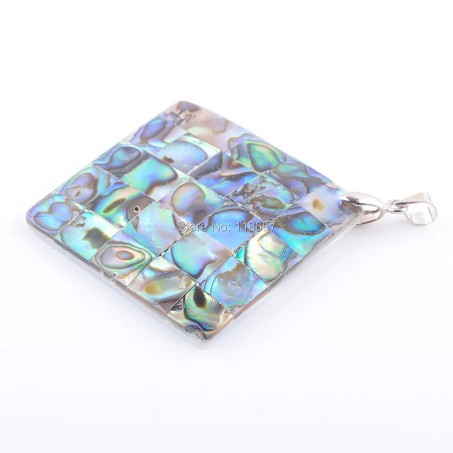 YOWOST Новая Зеландия Абалон ракушка драгоценный камень Квадратные бусины