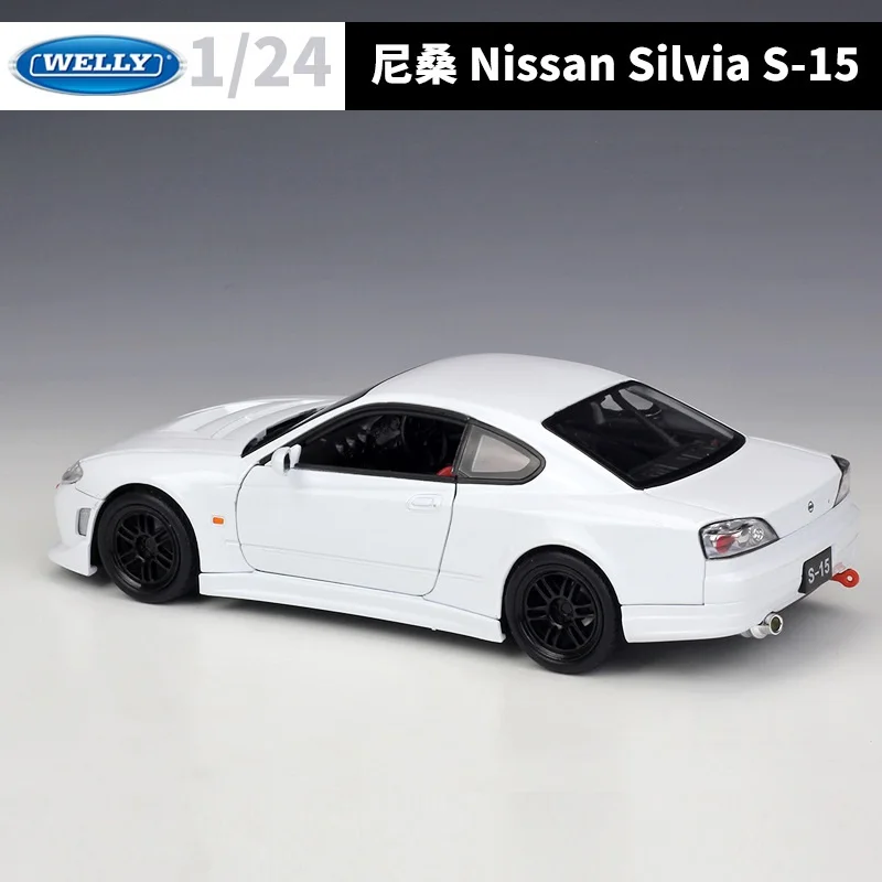 1:24 модель автомобиля Welly Nissan Silvia литая под давлением модель|Наземный транспорт| |