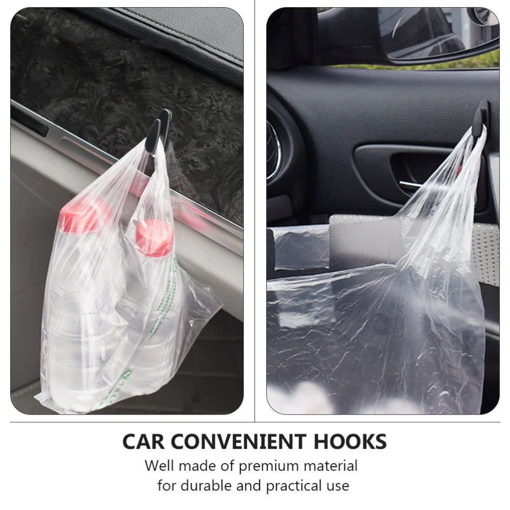 

8pcs Vehicle Interior Multifunctional Hanging Hooks Compact Car Sticky Hooks