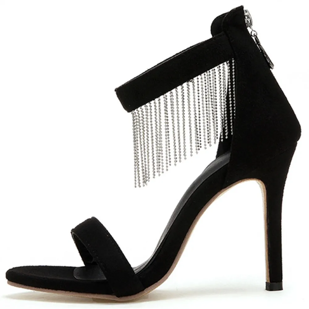 Insicre/Новинка женская обувь босоножки на тонком высоком каблуке Модные Цветные