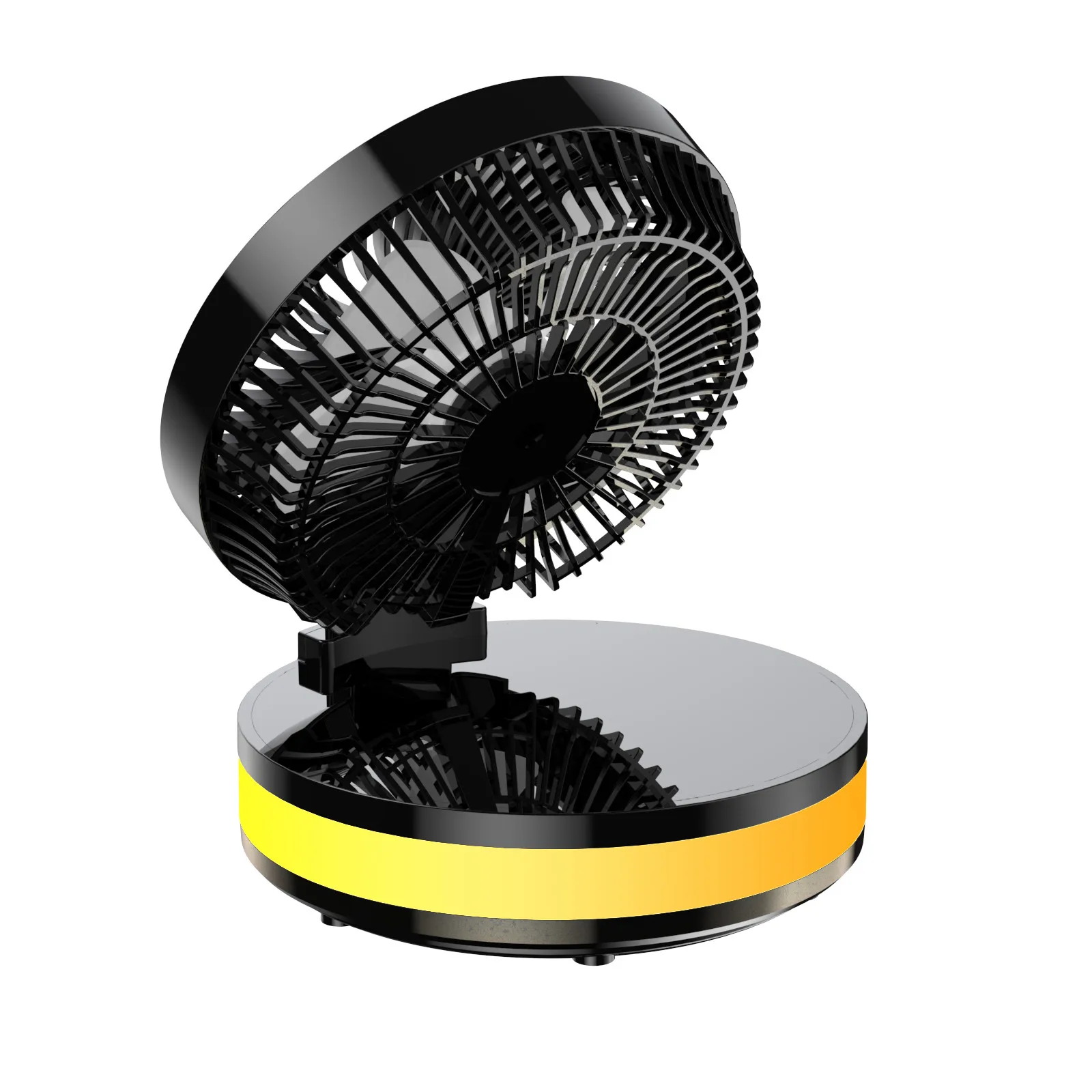 

Electric Fan For Home USB Charging Folding 4 Speed Fan Desktop Lamp Summer Fan With Aromatherapy Summer Fashion Home Fans