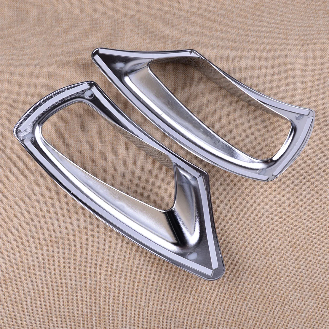 

CITALL 2Pcs ABS Chrome Car Auto Rear Fog Light Lamp Trim Cover Fit for Dodge Journey 2011 2012 2013 2014 2015 2016 2017 2018