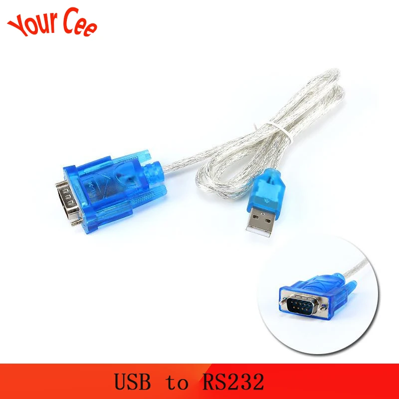 1 шт. USB в RS232 последовательный порт 9 Pin DB9 Кабель COM адаптер конвертер | Компьютеры и