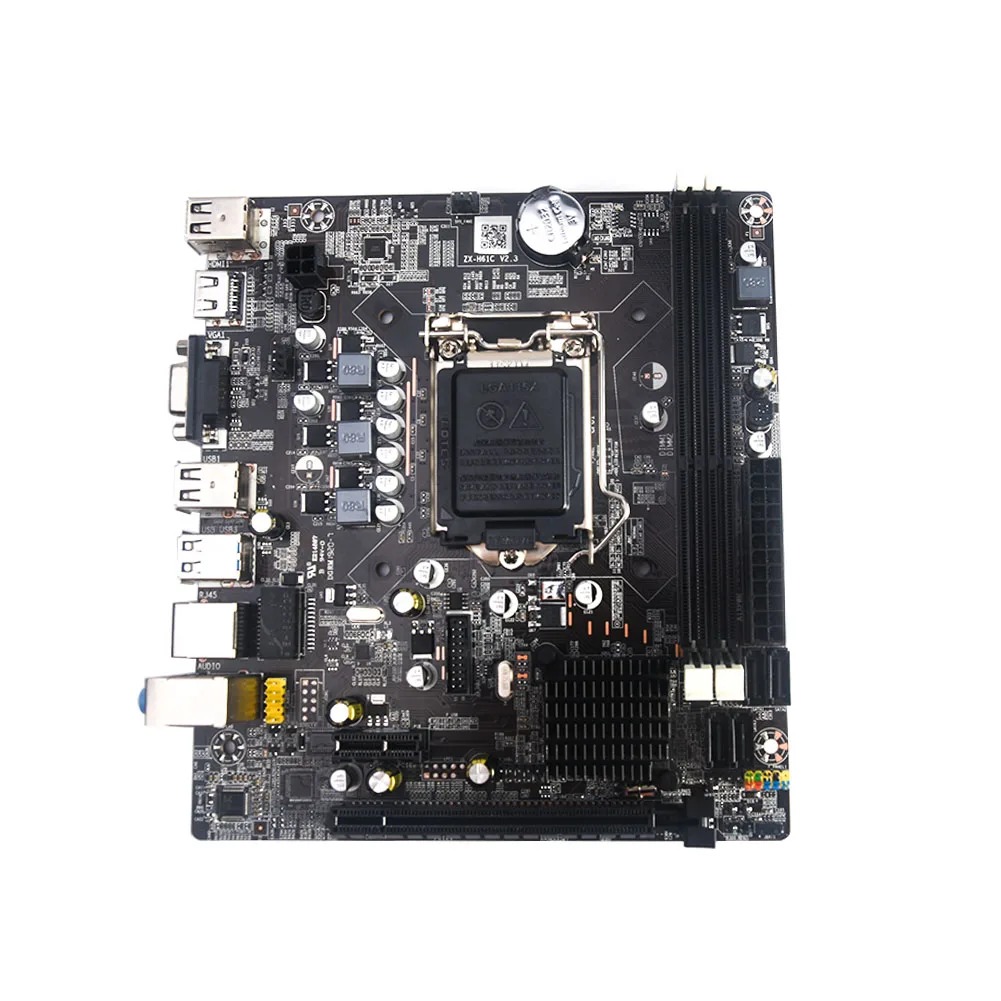 Оригинальный Intel H61 LGA1155 новая материнская плата для настольных ПК LGA 1155 i3 i5 i7