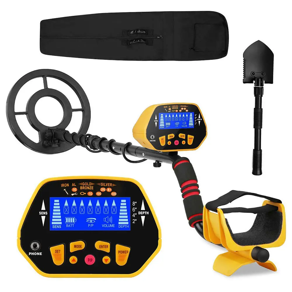 

Underground Metal Detector Professional GC1028 Gold Digger Treasure Hunter Pinpointer LCD Display