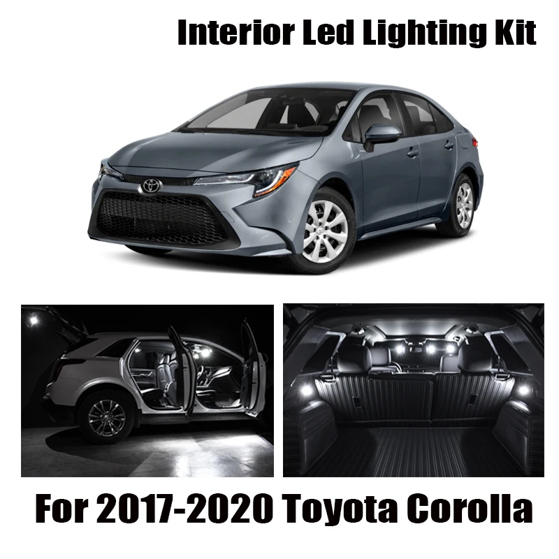 11x Canbus Error Free светодиодный внутренний светильник комплект посылка для 2017 2019 2020