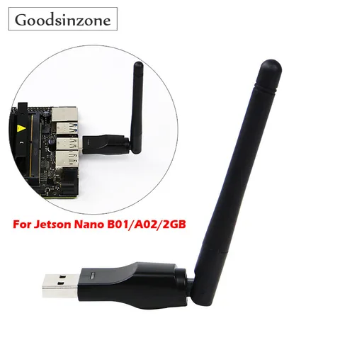 Беспроводная сетевая карта Jetson Nano USB WIFI 2,4G WIFI антенна 150 м подходит для Jetson Nano B01/A02/2 ГБ Raspberry Pi 4/Pi 3