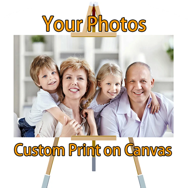 

Прямая поставка, индивидуальная Печать вашей фотографии на холсте и шелке, водонепроницаемый постер для рисования, Постер с распылением, картина квадратной картины, Большая печать