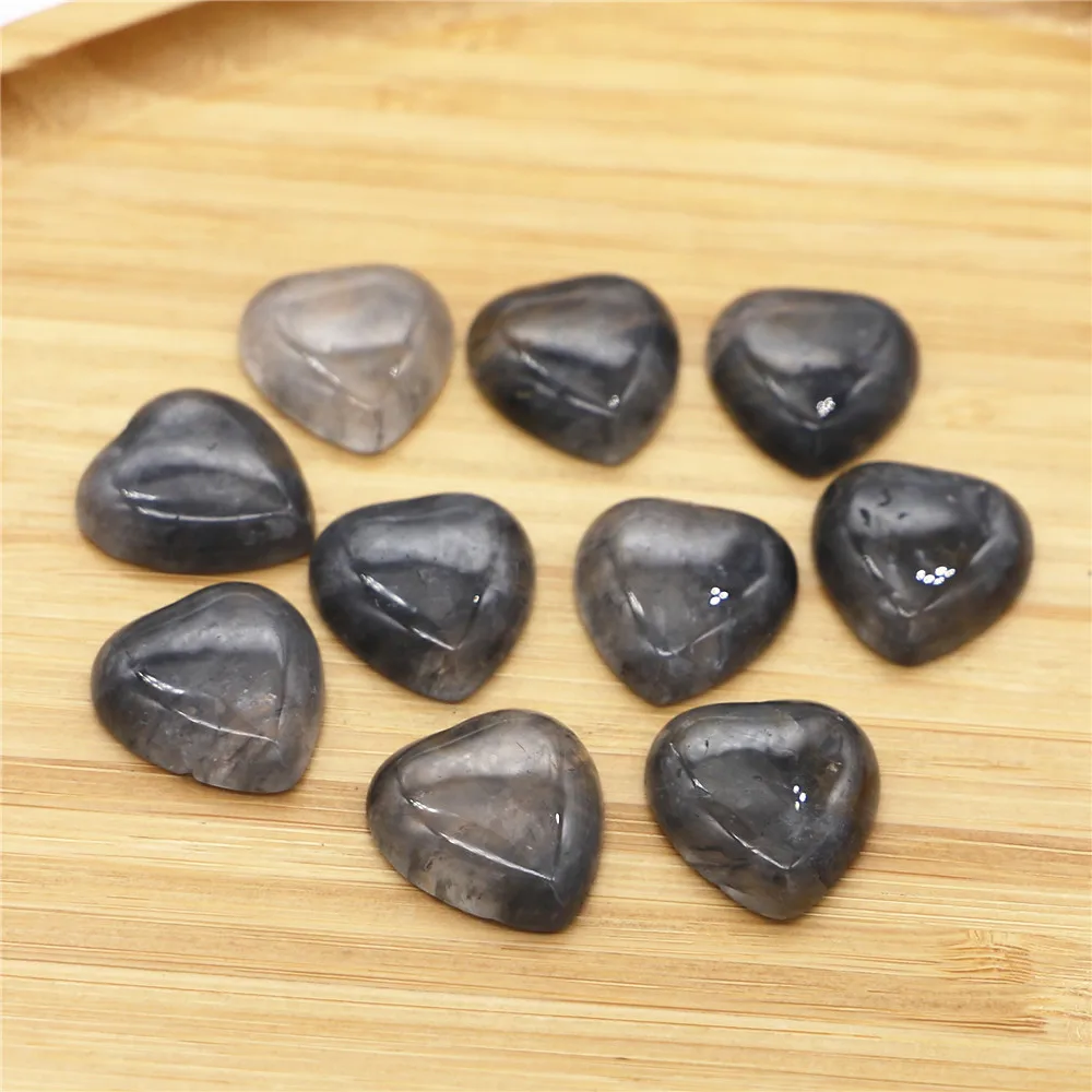 

2021 New Top Quality Assorted Natural Stone Mix Heart Shape Cab Cabochons Beads for Jewelry Making 25mm Wholesale 20pcs/lot Free