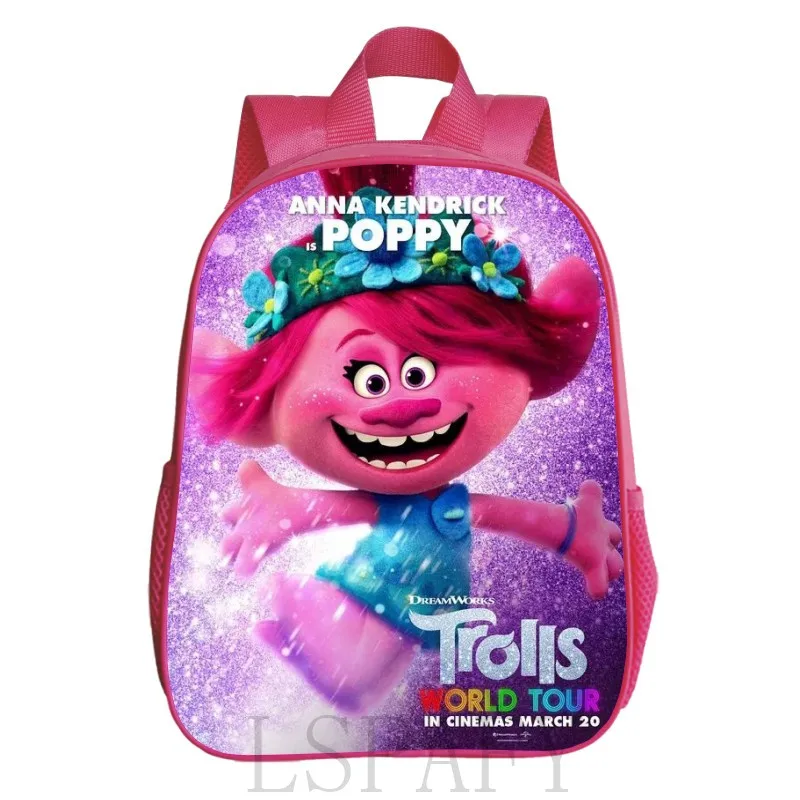 Новое поступление 16-дюймовый Mochilas Infantil сумка с изображением троллей мультяшный