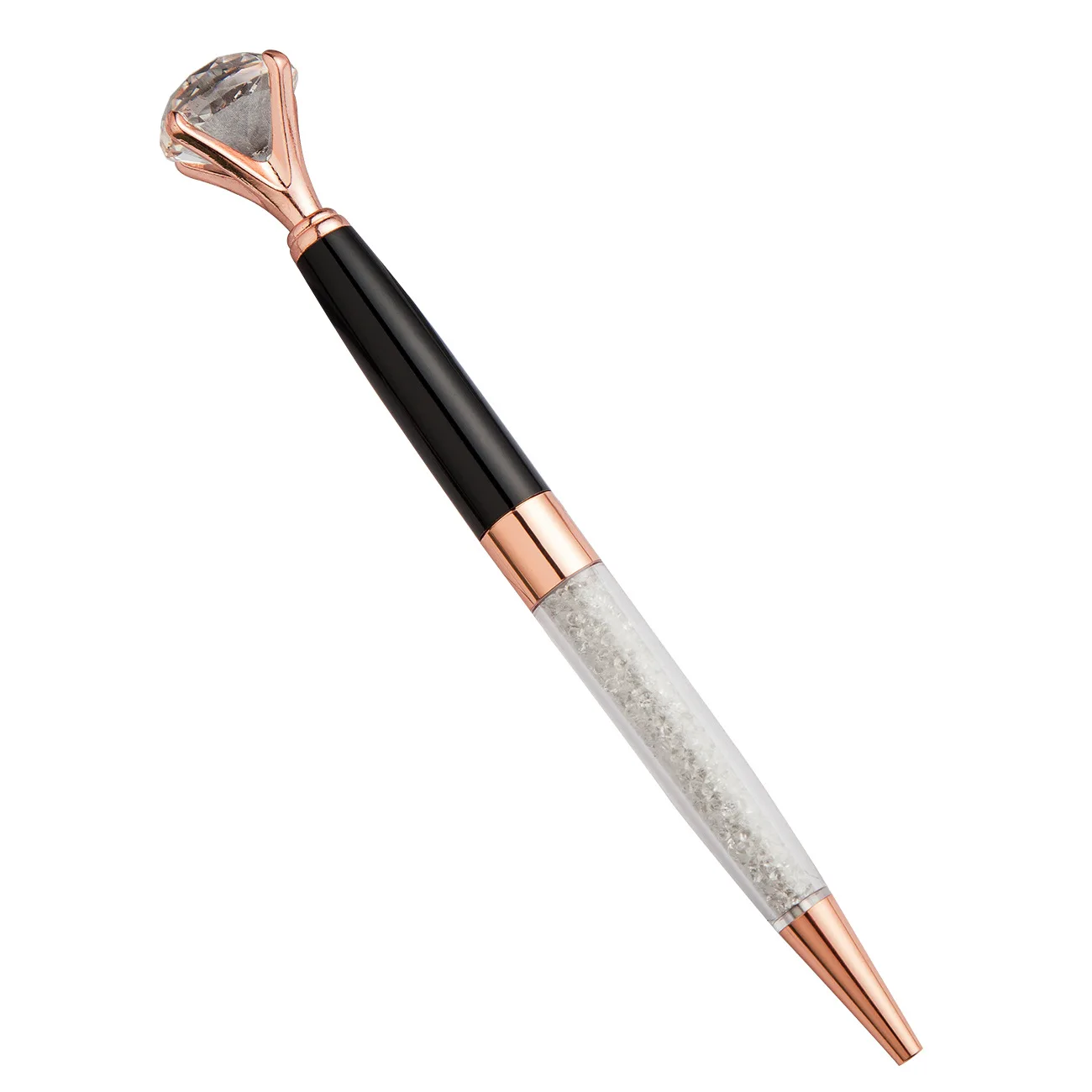 

20pcs/lot wholesale large diamond metal ballpoint pen metal pen crystal pen advertising pen gift pen custom logo