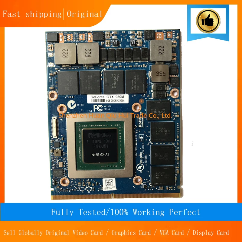 Оригинальная графическая карта GTX980M GTX 980M 8 ГБ GDDR5 MXM Кронштейн Видео SLI для ноутбука Dell Alienware /HP/MSI/Clevo Оригинальная графическая карта GTX980M GTX 980M 8 ГБ GDDR5 MXM Кронштейн Видео SLI для ноутбука Dell Alienware /HP/MSI/Clevo