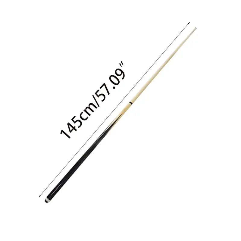 

2 Pcs 145cm/57inch American Snooker Wood Pool Cue Assemble Children Adult Home Billiards Exercising Entertaining Tools Supply