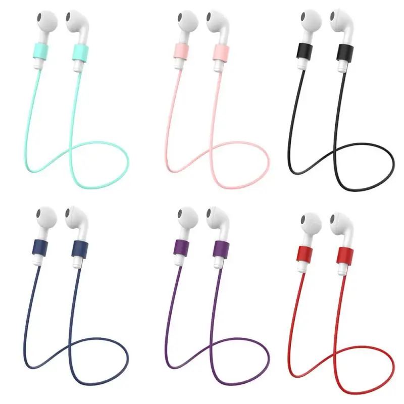 Силиконовый чехол для Airpods 1 2 8 цветов защитный наушников Bluetooth беспроводной
