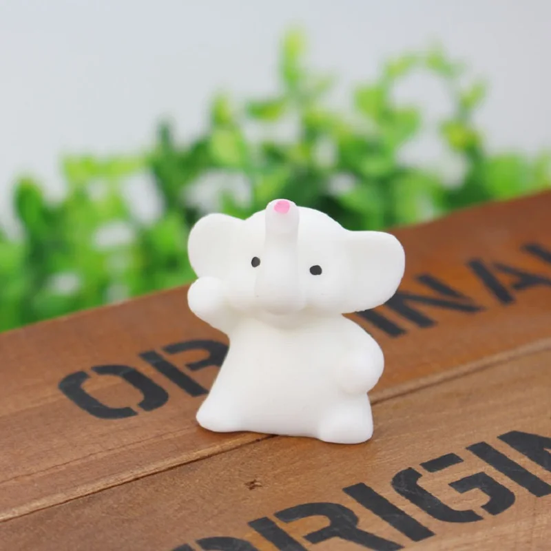 Миниатюрный Сжимаемый милый слоновый мяч для снятия стресса сжимания мочи