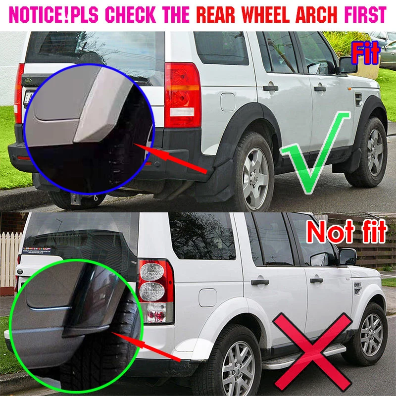 Брызговики для LAND ROVER DISCOVERY 3 2004 2005 2006 2007 2008 LR3 крыло брызговиков | Автомобили и