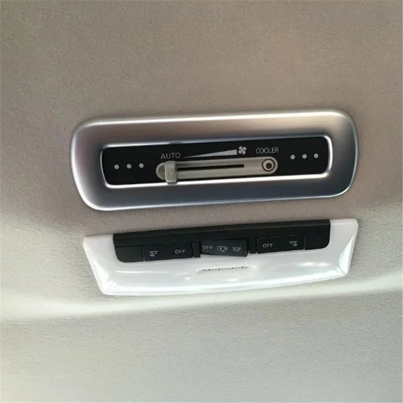 

WELKINRY car auto cover for NISSAN SERENA C27 2016 2017 2018 2019 2020 rear tail top roof air conditioning switch button trim