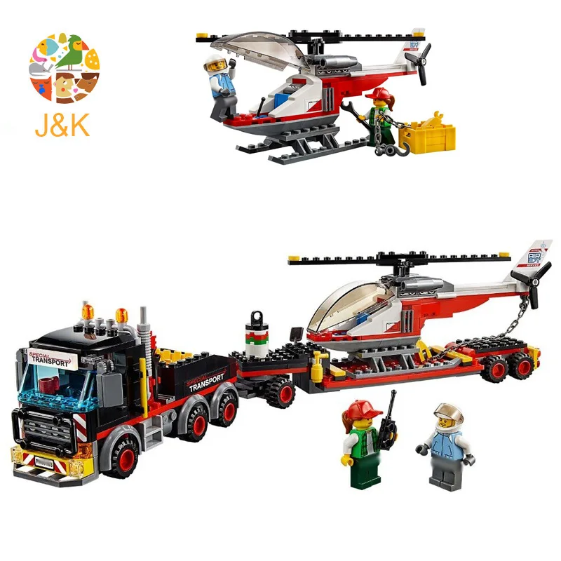60183 322 шт городской серии тяжелый грузовой транспорт Вертолет Модель