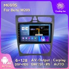 4G Lte Android 10,0 DSP Автомобильный мультимедийный плеер для Mercedes Benz CLK W209 W463 W208 Радио Стерео навигация GPS 2Din без DVD