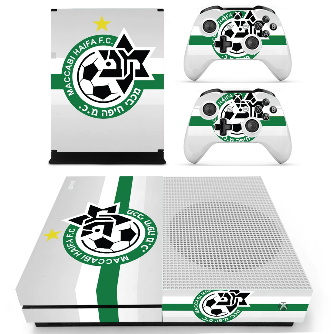 Стикер для кожи в виде футбольного мяча наклейка консоли Xbox One и контроллеров Slim S