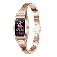2021 new rosegold womens smart watch waterproof lovely bracelet heart rate monitor smartwatch for women ladies pedometer clock