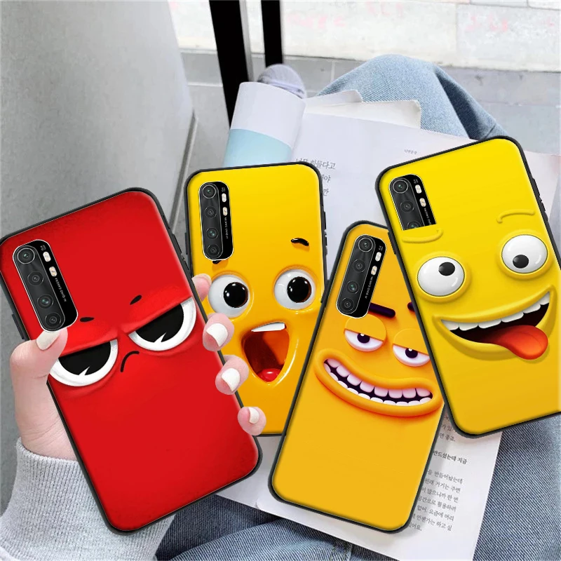 

Popular funny face Phone Case For Xiaomi Redmi 9T 10X 4G 5G 10XPro Note 10 10Pro 10T 10S 10Pro MAXFunda Coque Carcasa Cases