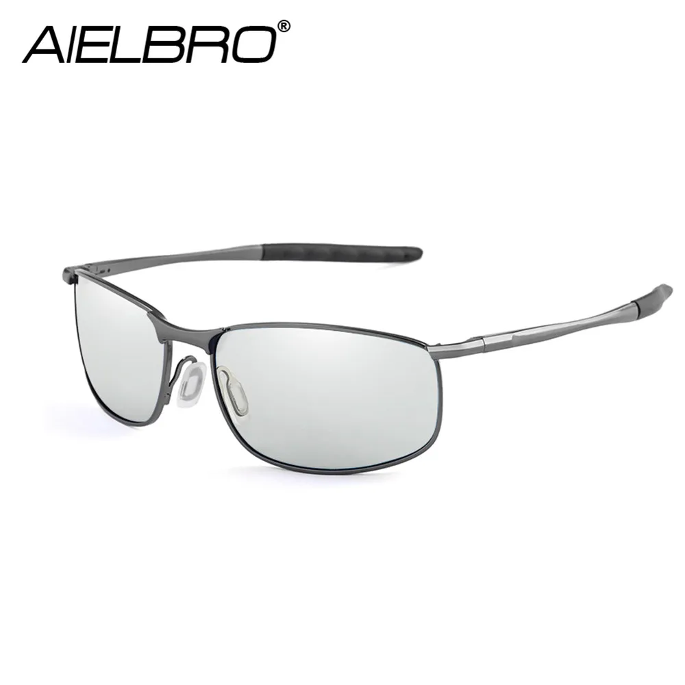 AIELBRO New Sunglasses Men Women 2020 Male Change Color Cycling Photochromic Polarizing Glasses | Спорт и развлечения