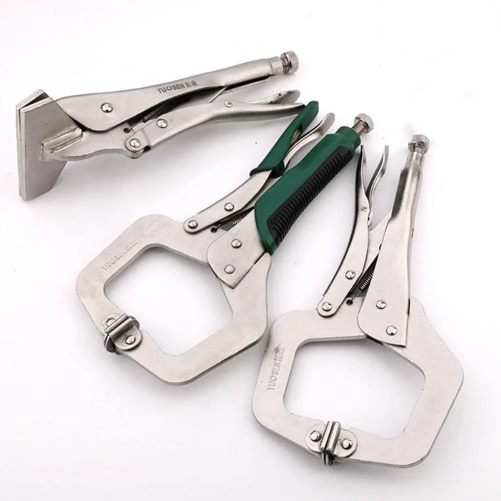 

11 Inches Manual Welding Pliers C Type D Type Square Jaw Locking Pliers