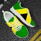 Кроссовки унисекс HYCOOL, спортивные, на платформе, для бега, фитнеса, со шнуровкой, флаг Ямайки