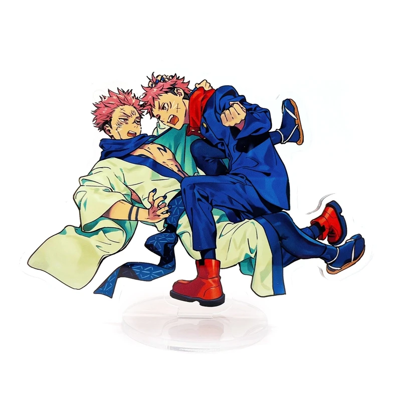 

15CM Japan Anime Jujutsu Kaisen Acrylic Figure Stand Desktop Decoration Model Plate Desk Decor Cosplay Christmas Gift Keychain