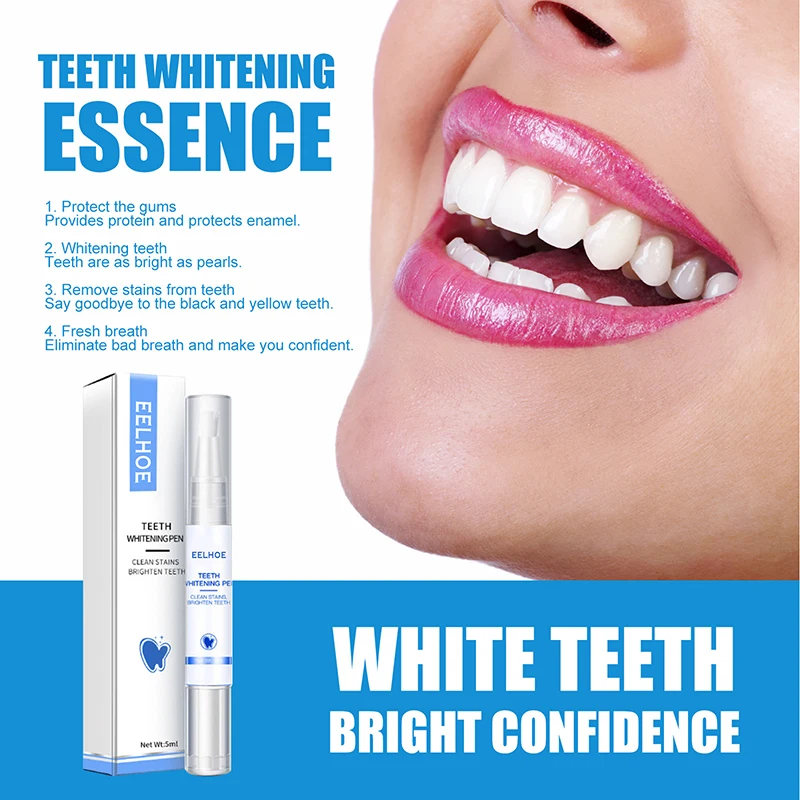

5ML Teeth Whitening Pen Cleaning Serum Plaque Stains Remover Teeth Bleachment Dental Whitener Oral Hygiene Care Teeth Whitener