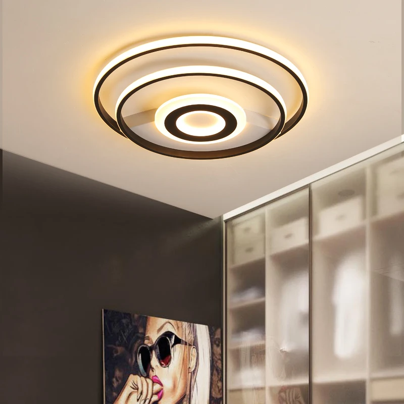 New Round LED Ceiling Lights For Bedroom Living Room Kitchen Bathroom Lighting Fixture Indoor Decoration Home Lights AC90-260V
