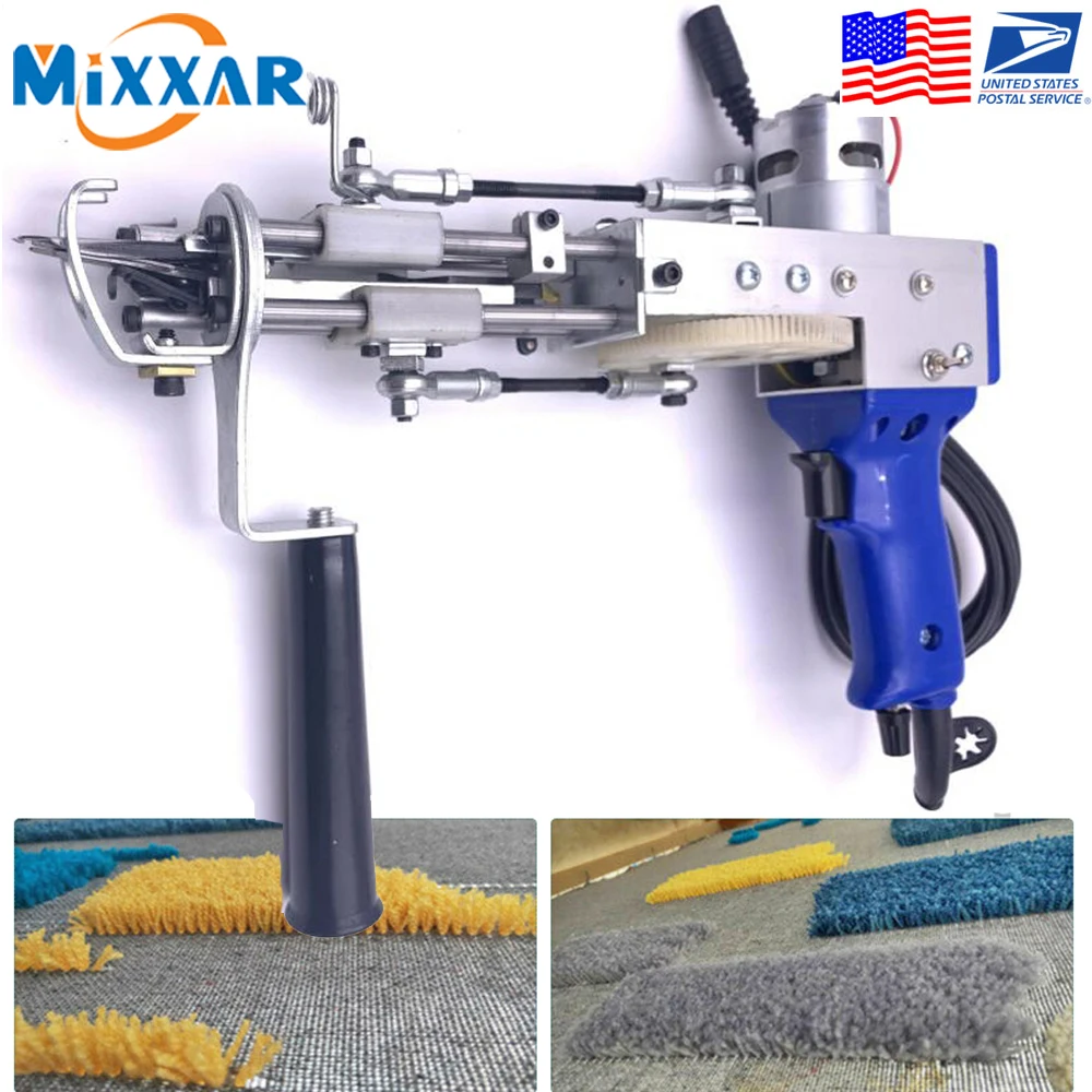 

ZK40 Dropshipping Electric Manual Cut Pile Carpet Weaving Flocking Rug Carpet Tufting Gun Machine Tapestries Cut and Loop Tools